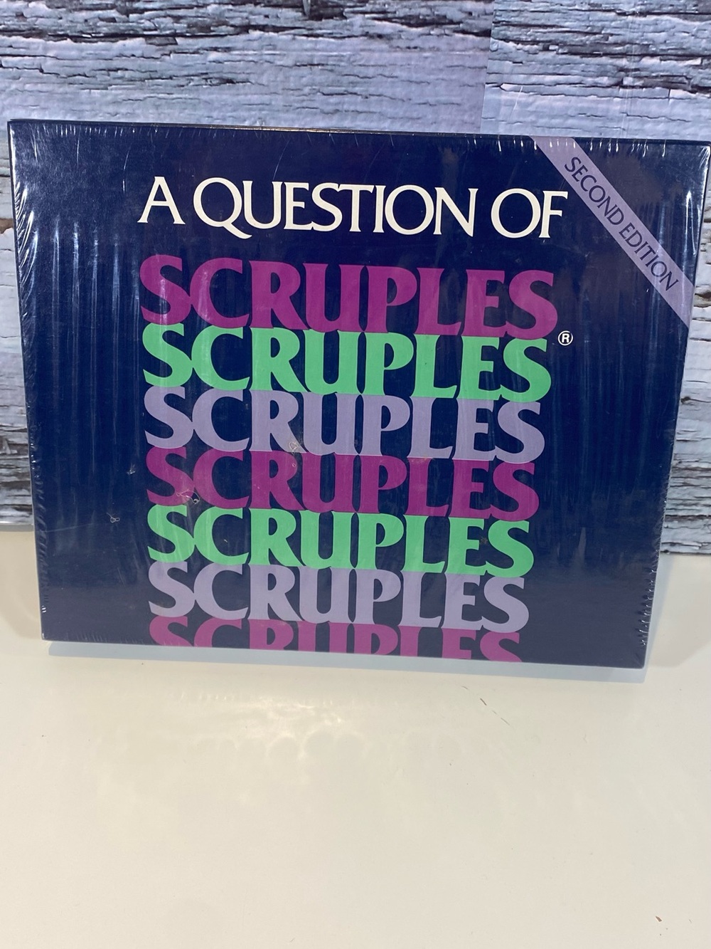 Vintage A Question of Scruples Board Game 1986 Second Edition Brand New Sealed